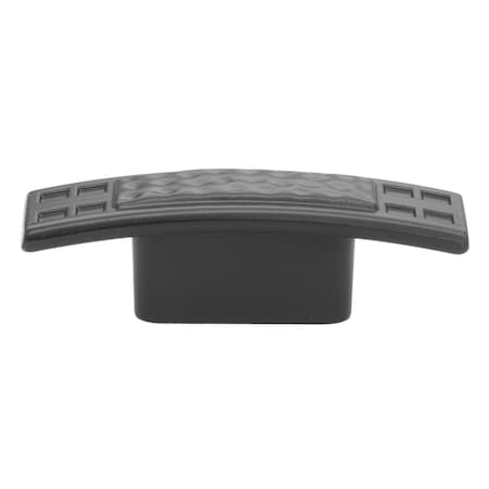 Gliderite Hardware 2-1/2 in. Matte Black Rustic Hammered Cabinet Knob, 10PK 5431-MB-10